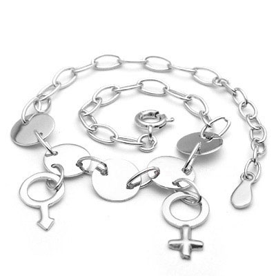 男孩女孩爱情符号手链