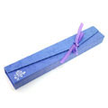 紫色丝带项链包装盒货源