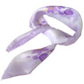 紫色小花朵两元超市丝巾/2元碎花丝巾小方巾