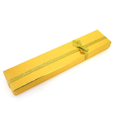 明黄色精品项链手链盒