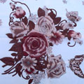 朵朵玫瑰丝巾蝴蝶方巾/大花朵玫瑰园方巾