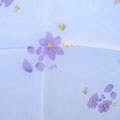 外贸丝巾货源供应/紫色小花朵丝巾小方巾