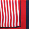 韩国明星同款丝巾/红黑经典搭配高档条纹丝巾