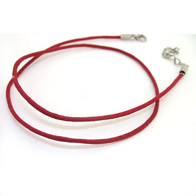 深红色项链挂绳蜡绳