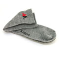灰色男式时尚运动休闲袜子货源[图案略有差异]