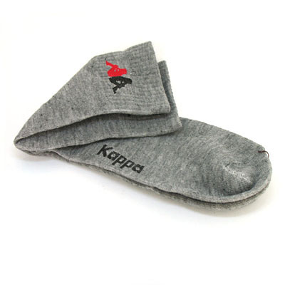 灰色男式时尚运动休闲袜子/男款运动袜