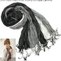 新款时尚韩国流行秋冬季三层长条围巾