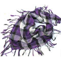 暖和大格子围巾方巾流梳款可做批肩紫色货源[韩国明星]