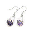 畅销紫锆石dior个性包包耳环