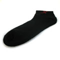 黑色品牌运动袜男式运动棉袜[男款]